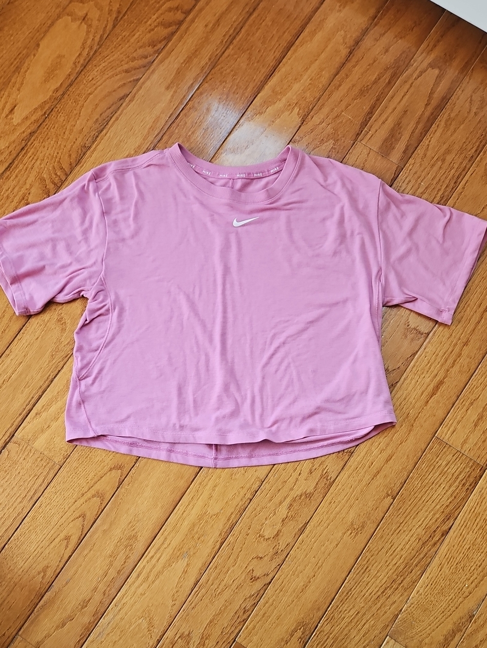 Girls Nike One Dri-Fit Cropped Athletic Tee